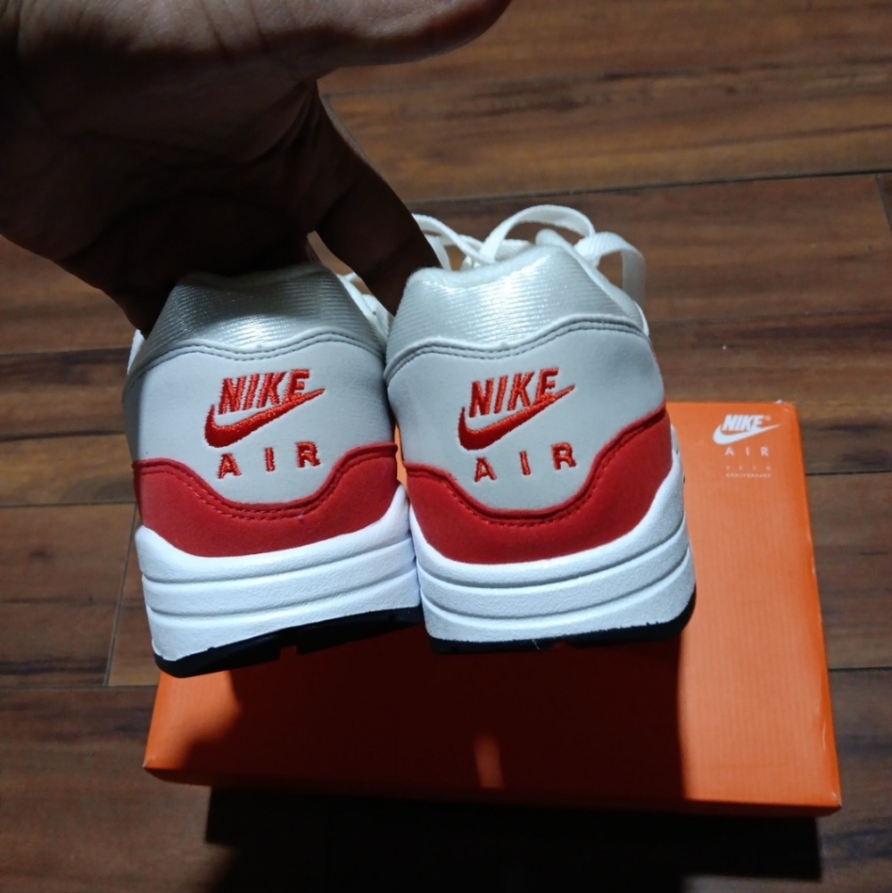 RED NIKE AIR MAX 1 - Picture 3 of 7